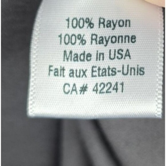 Stark X Dress Womens M Black Asymmetric Satin Scoop Neck - Picture 7 of 16